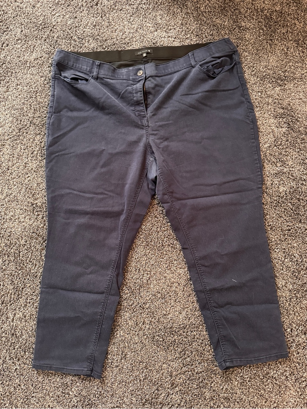 Women’s Navy Stretch Jeans - Classic Slim Fit